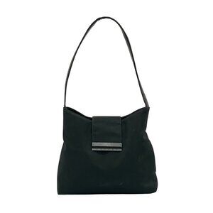 Koltov Black Nylon Crossbody Bag